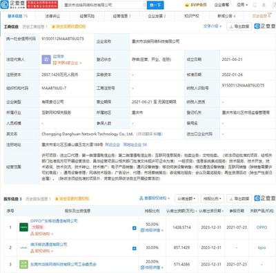 vivo 投資 OPPO 關聯公司，持股 30% 布局第二類增值電信業務